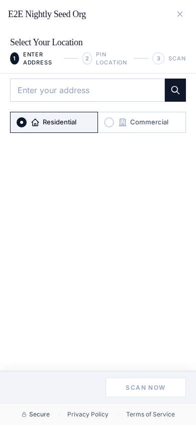 Page 1 — Address entry