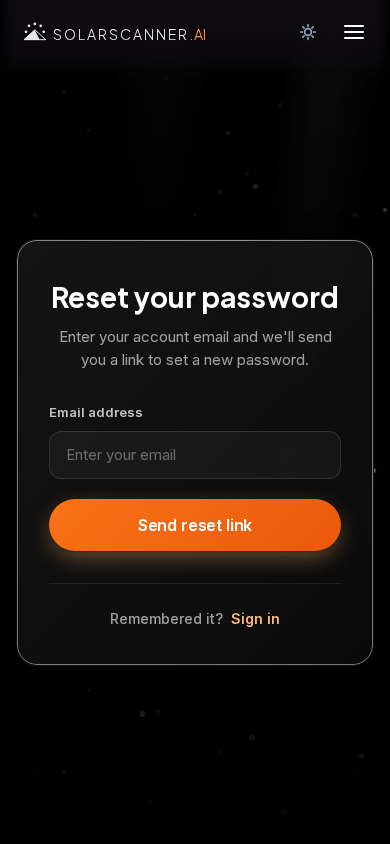 Forgot password