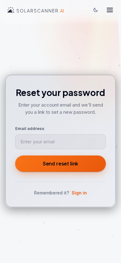 Forgot password