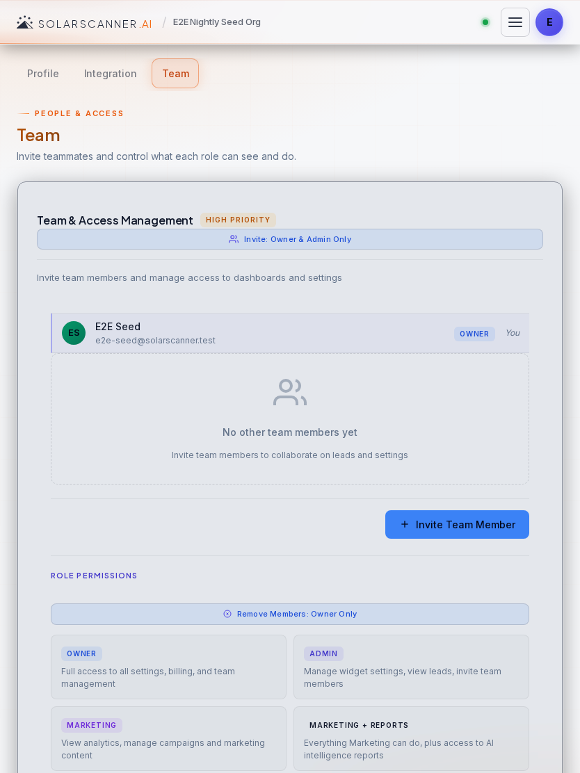 Organization — Team