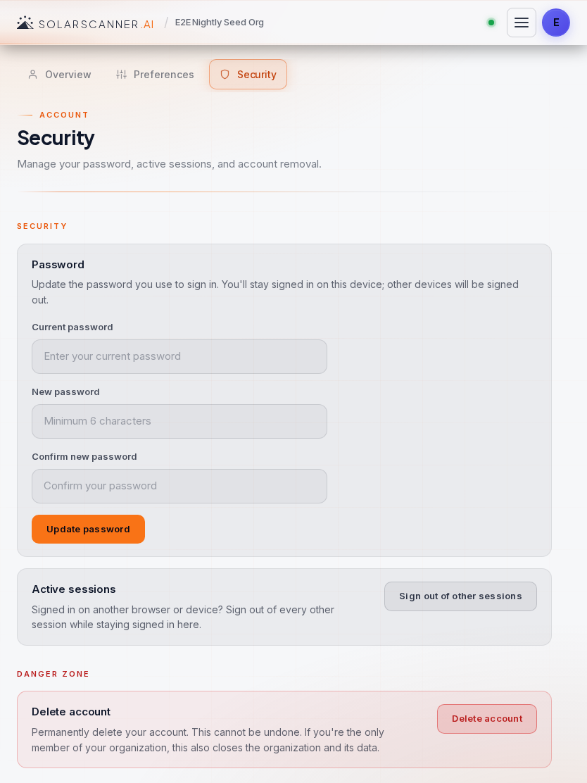 Profile — Security