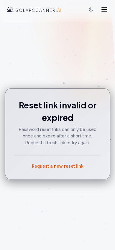 Reset password