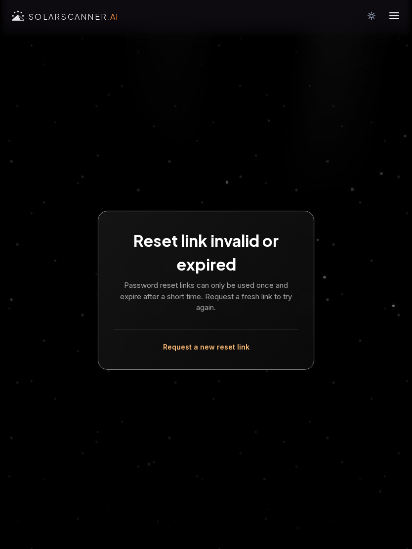 Reset password