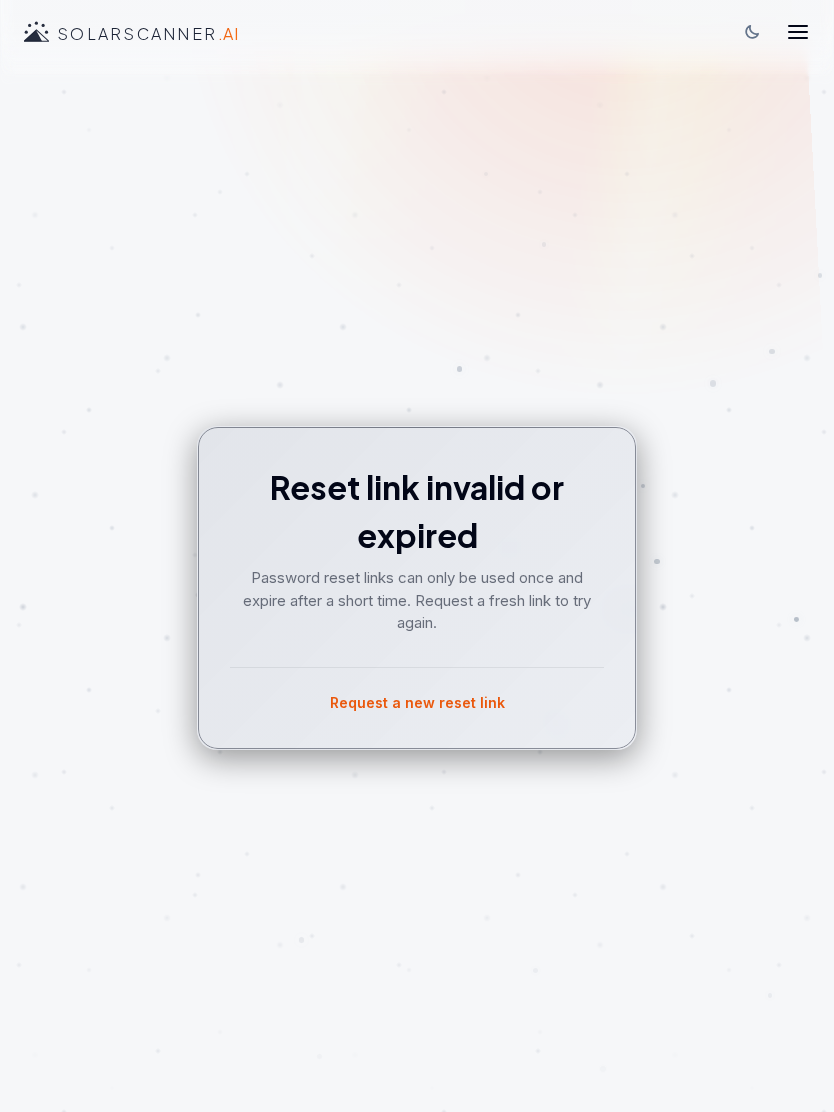 Reset password