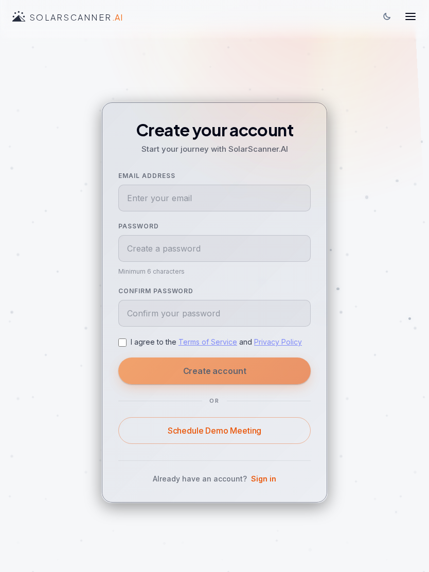 Sign up