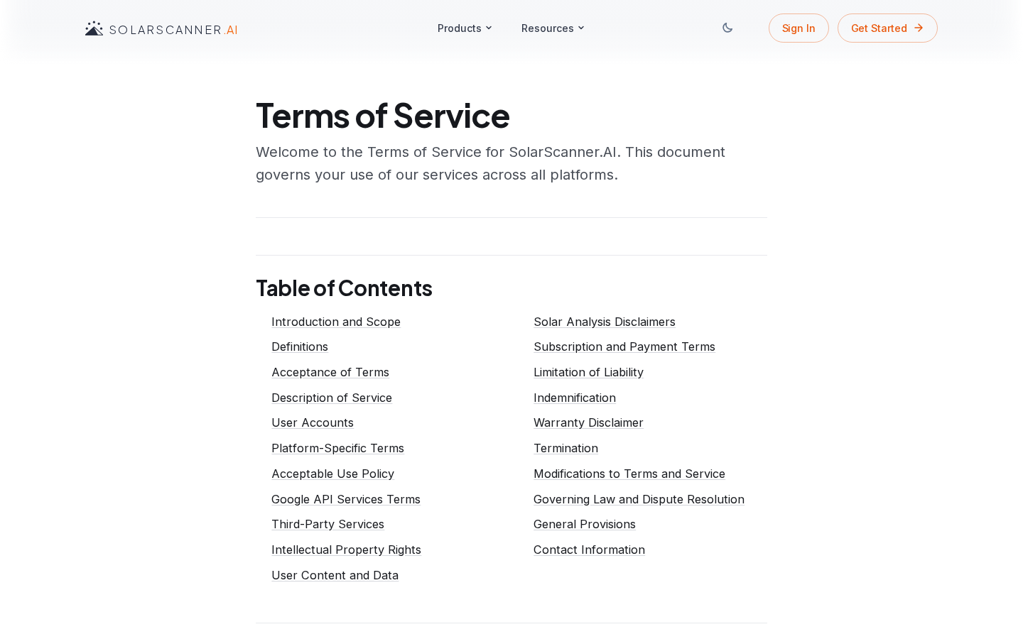 Terms