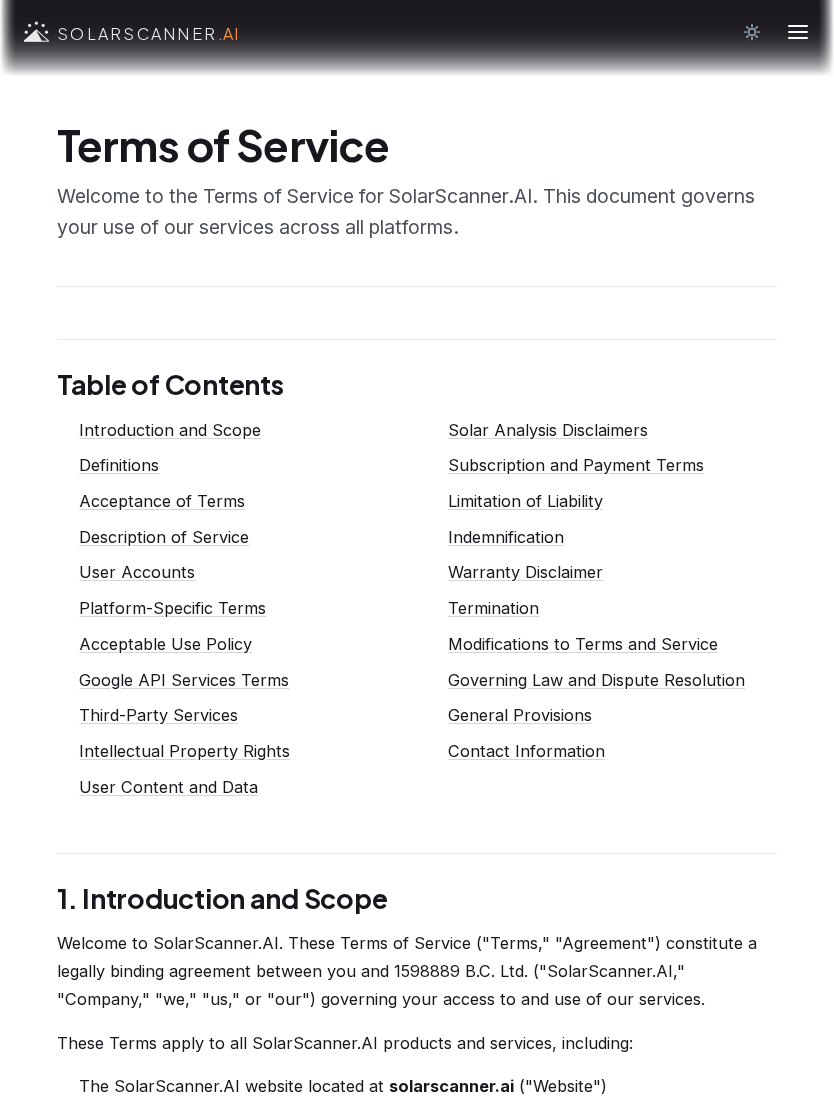 Terms