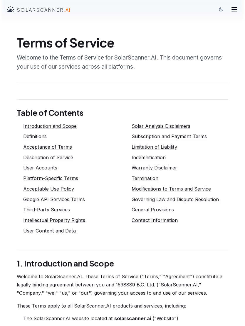 Terms